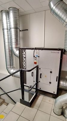 Centrale de traitement d’air double flux Atlantic en local technique